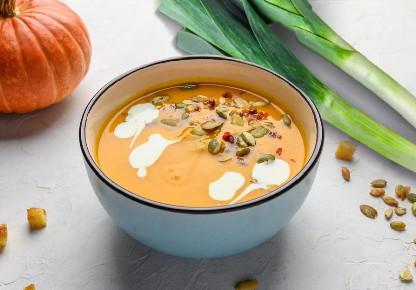 Pumpkin Leek Soup With Smoked Paprika Recipe